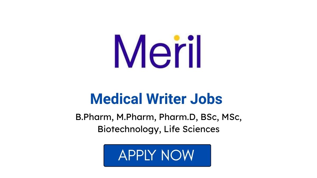 Medical Writer Jobs in Meril Life Sciences