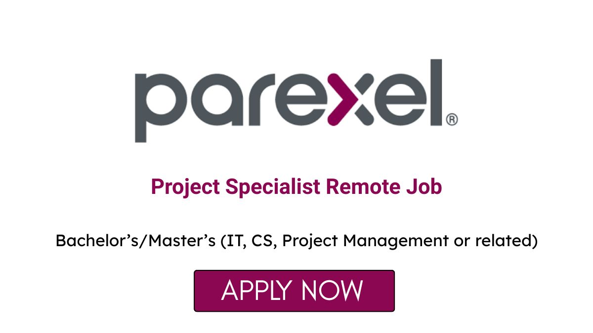 Project Specialist Remote Job Parexel