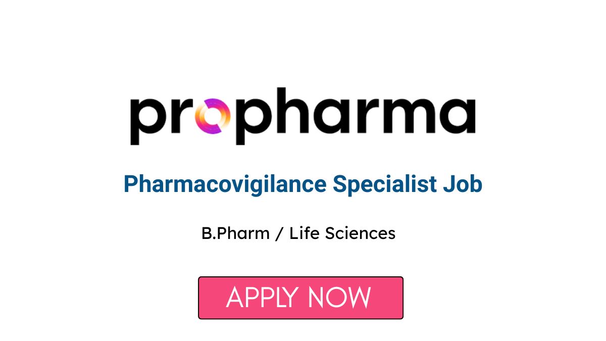 Pharmacovigilance Specialist Job at ProPharma Group