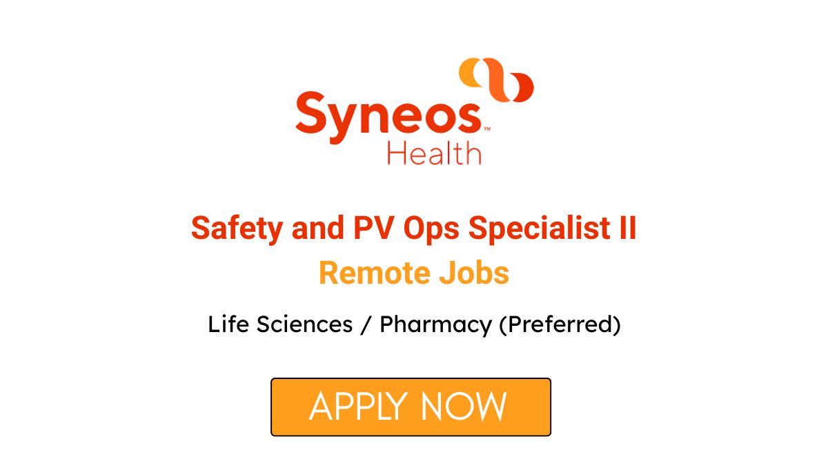 Safety and PV Ops Specialist II Remote Jobs