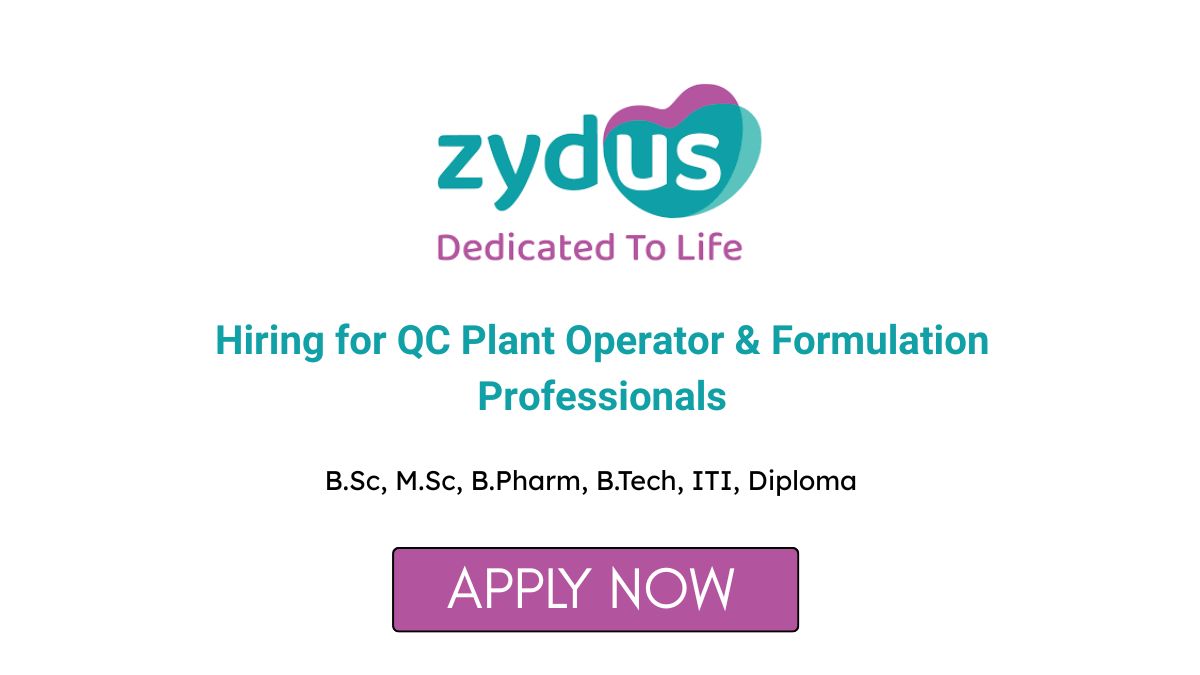 Walk In Interview in Ahmedabad Hiring for QC Plant Operator & Formulation Professionals