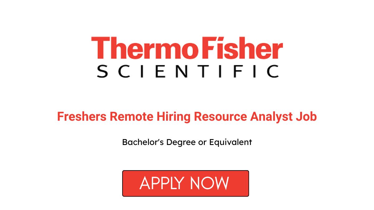 Freshers Remote Hiring Resource Analyst Job in Bangalore