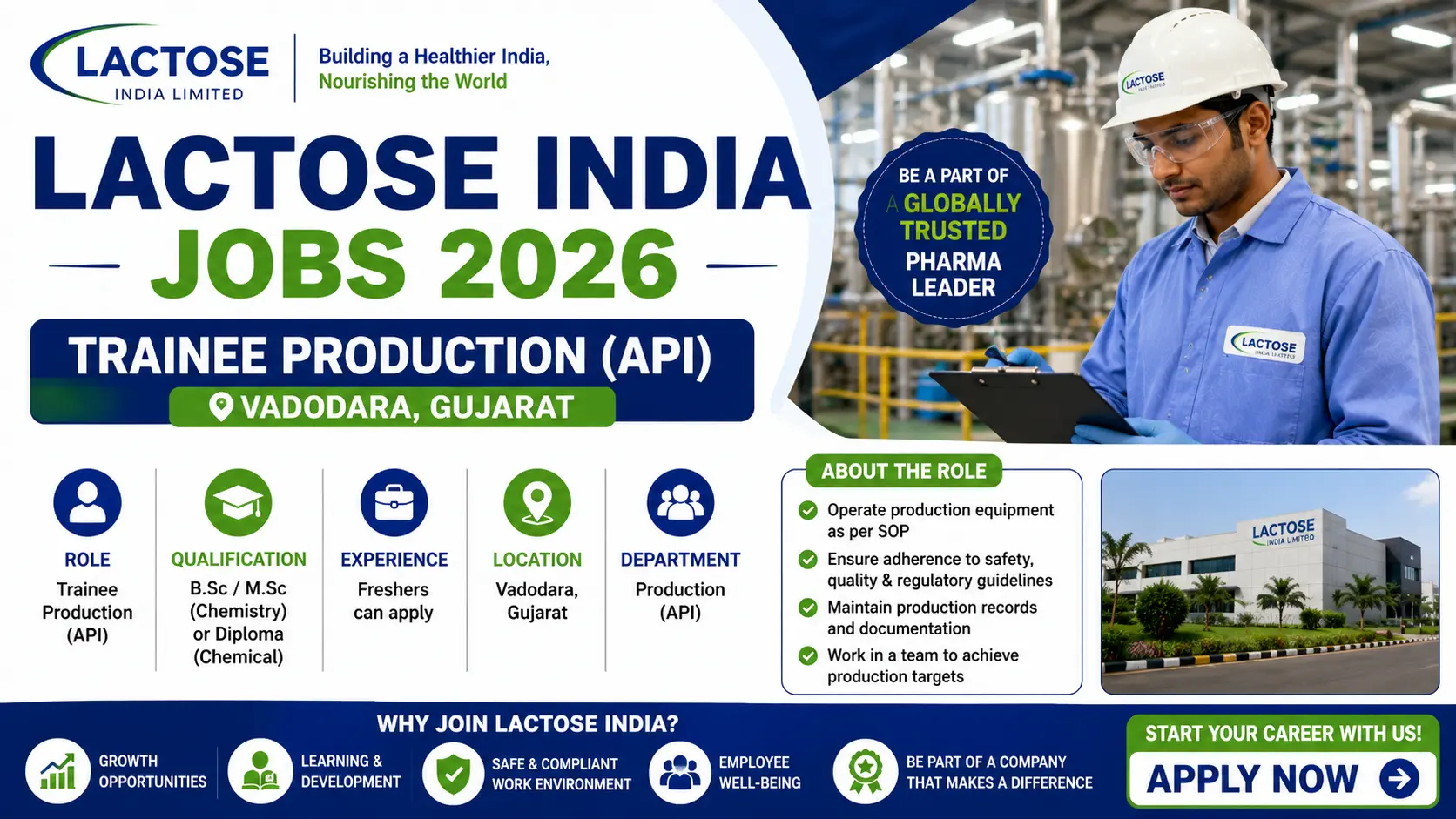 Lactose India Jobs 2026