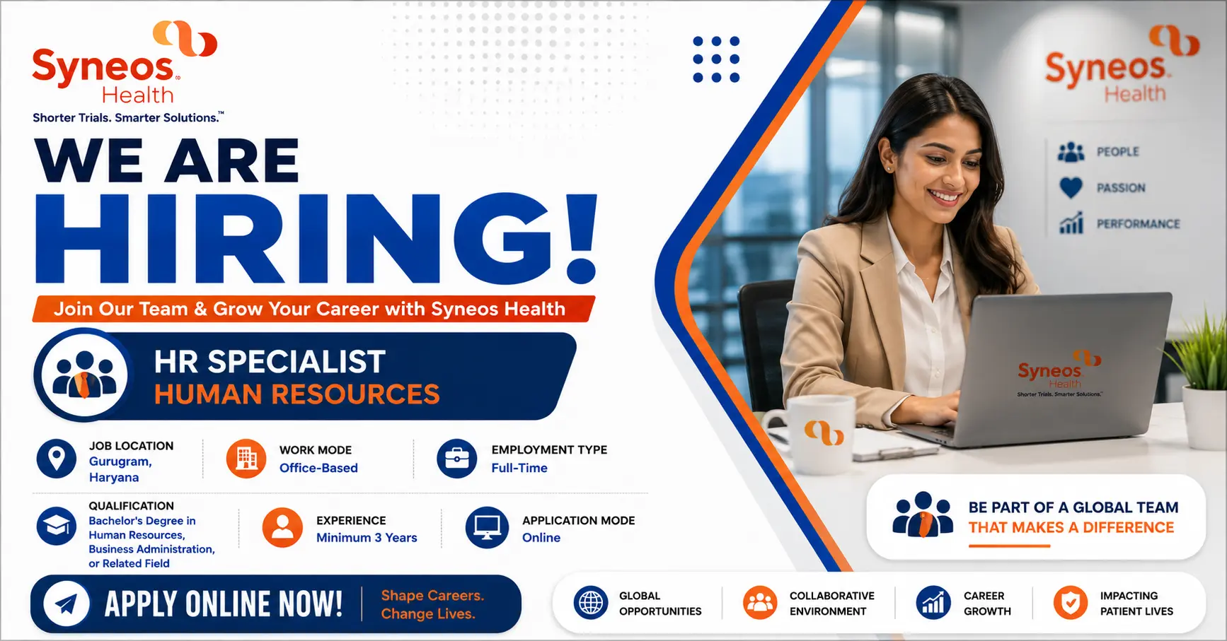 Syneos Health Hiring HR Specialist Vacancy