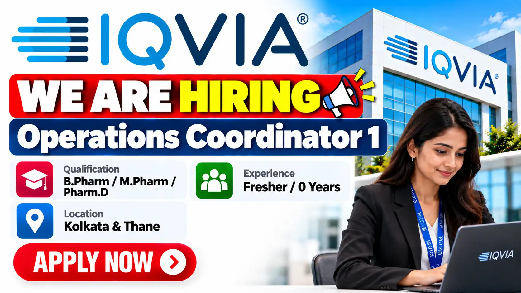 Freshers Hiring for Pharmacovigilance Operations Coordinator Jobs
