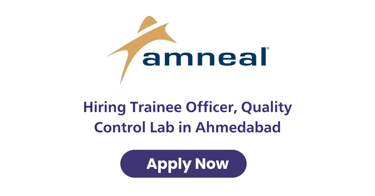 Amneal Pharma Hiring Trainee Officer
