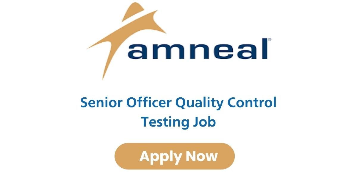 Senior Officer Quality Control Testing Job