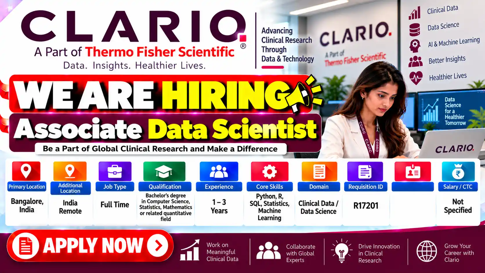 Remote Hiring Associate Data Scientist Job in Bangalore