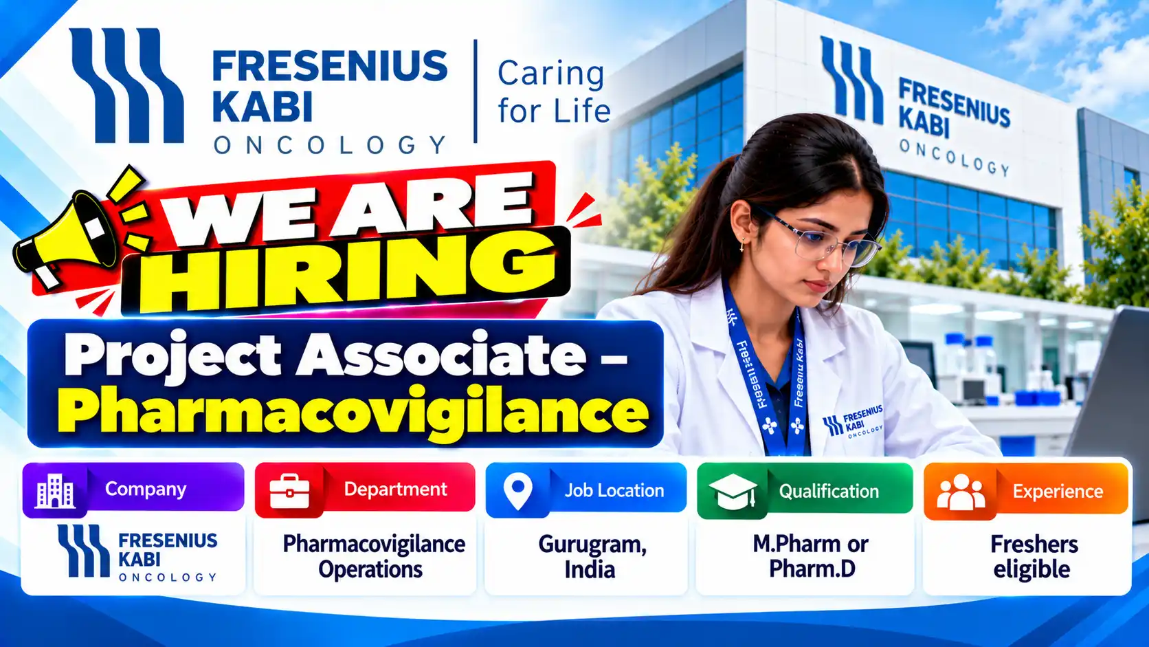 Freshers Hiring Project Associate – Pharmacovigilance Job