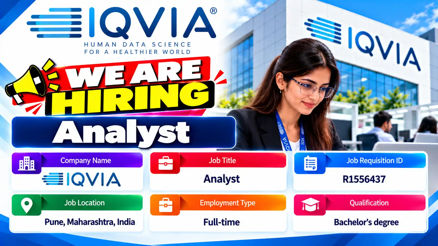 IQVIA Hiring Analyst Job in Pune
