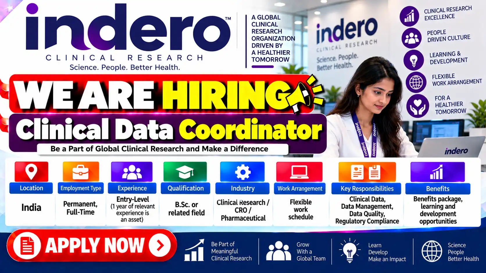 Indero Hiring Clinical Data Coordinator Job in India
