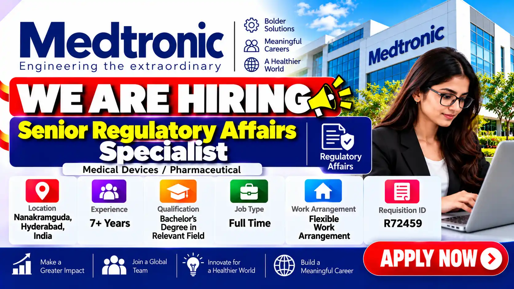 Medtronic Hiring Senior Regulatory Affairs Specialist Job
