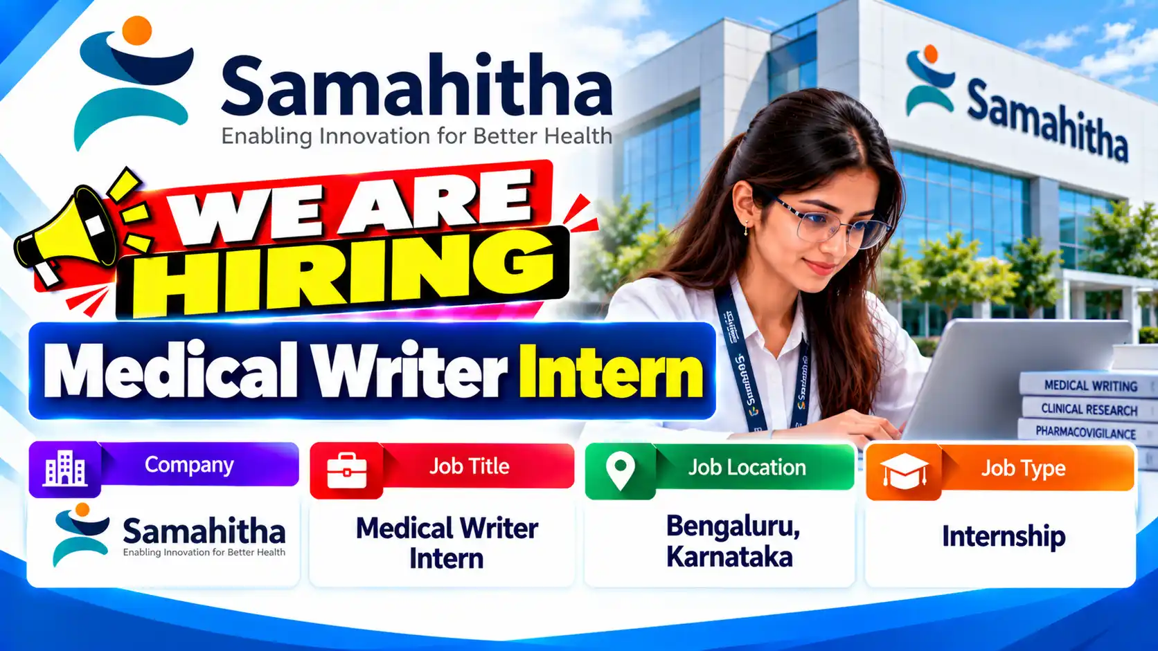 Freshers Hiring Medical Writer Intern Job